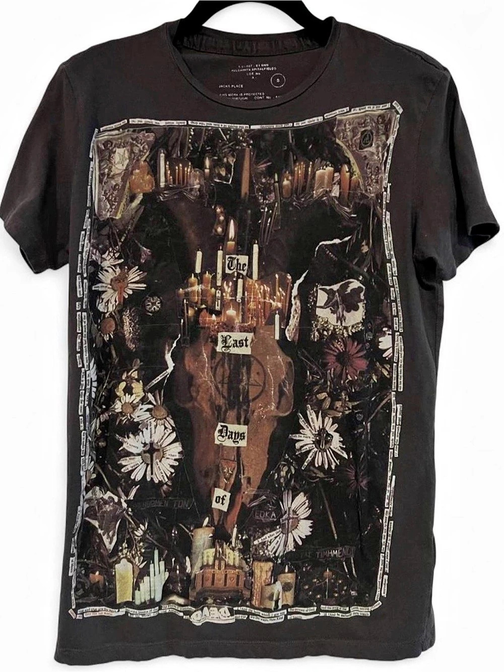 AllSaints Spitalfields Last Days Graphic T-Shirt Size S